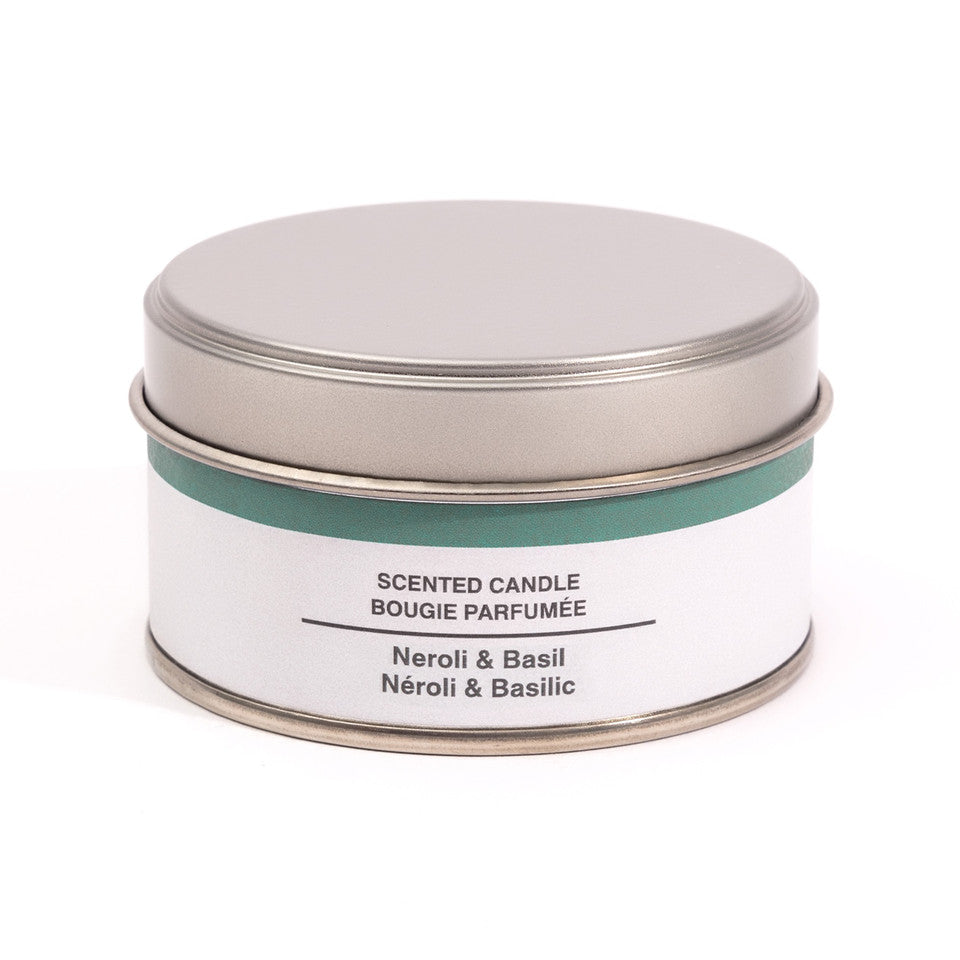 Tin Candle Neroli and Basil