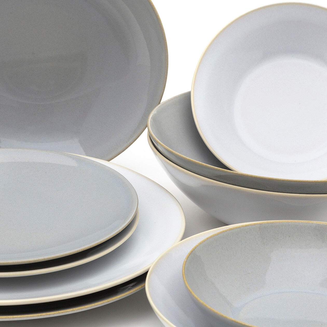 Stoneware Dinner Plate Off White