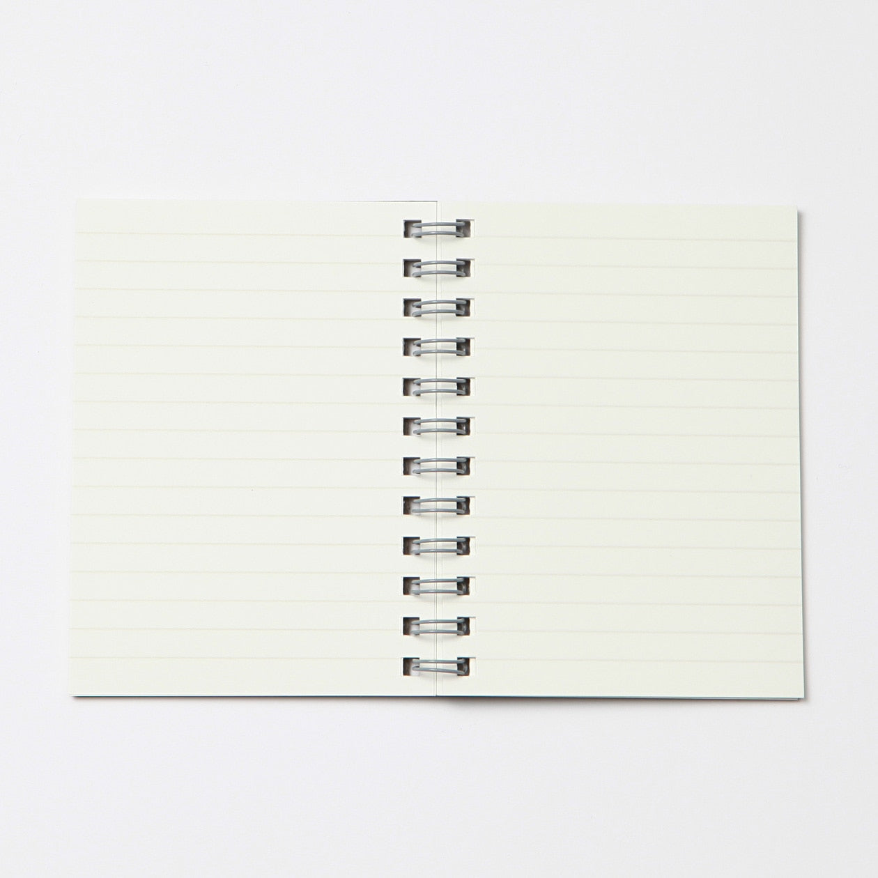 Planting Tree Paper Double Ring Lined Notebook, Grey - A7