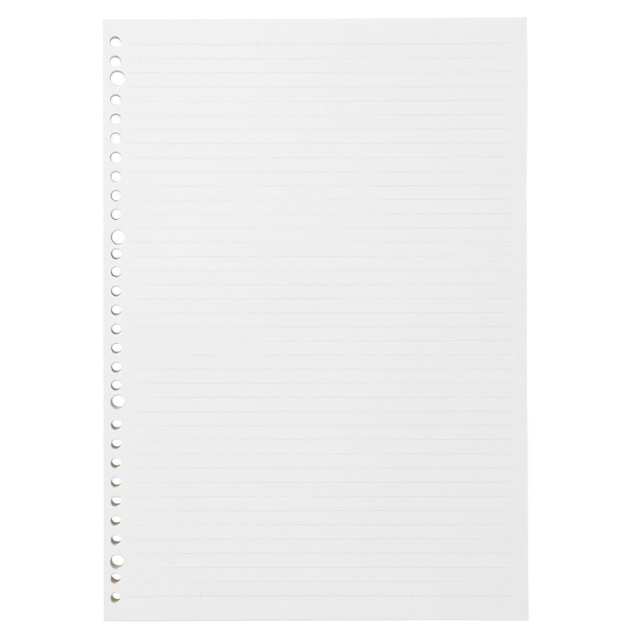 LOOSE LEAF RULED PAPER A4