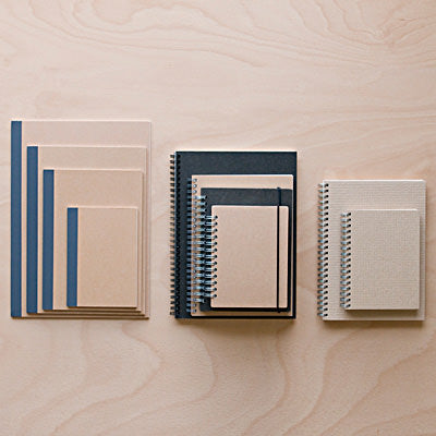 Recycling Paper Double Ring Notebook A5 Beige