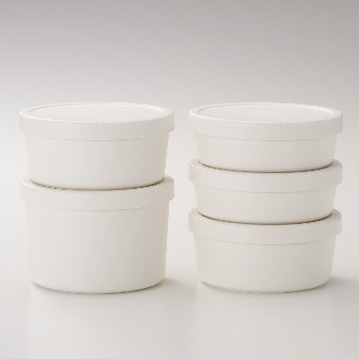 PP LUNCH BOX SCREW CAP WHITE 290ML