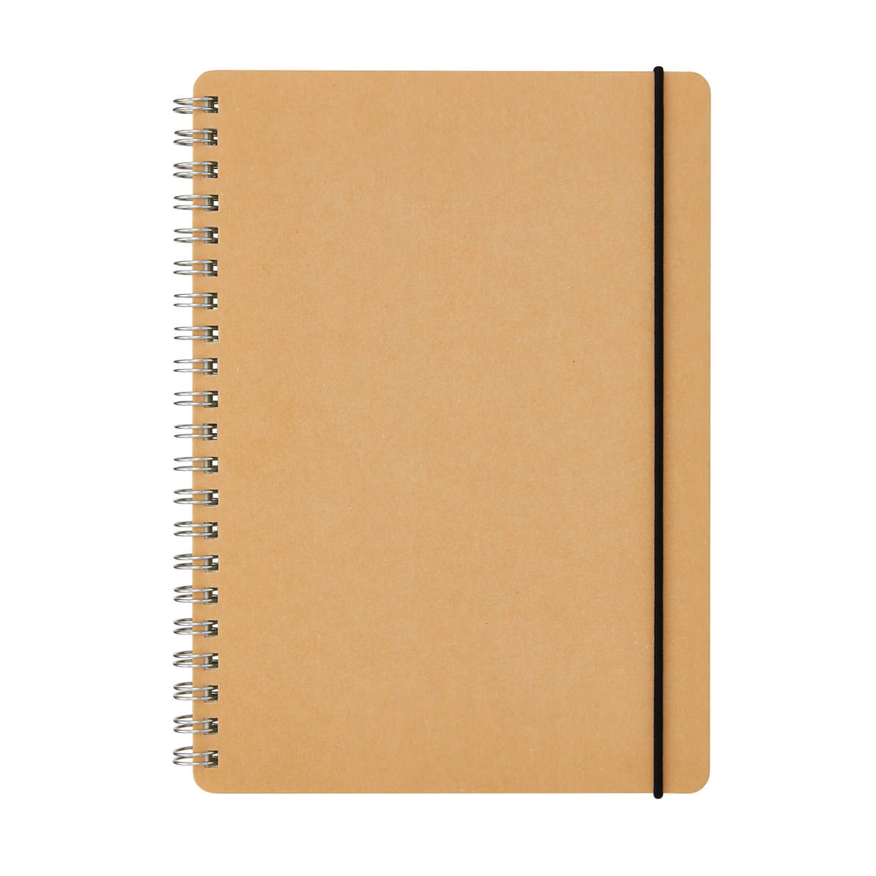 Double Ring Notebook Dotted Paper A6 Beige