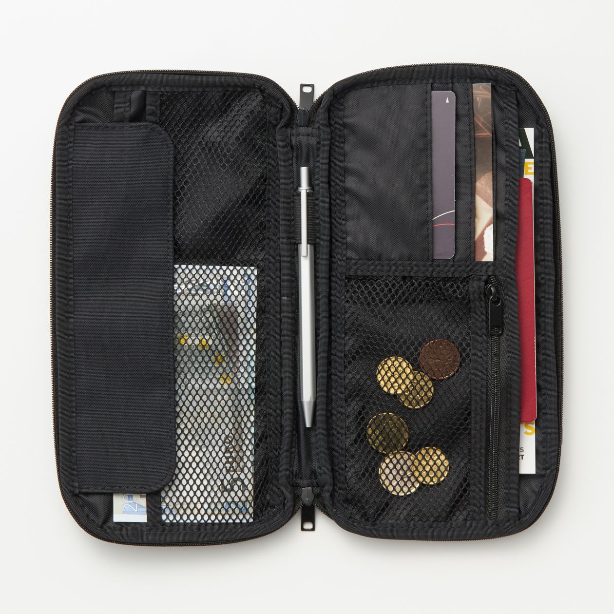 Slim Passport Case - Black