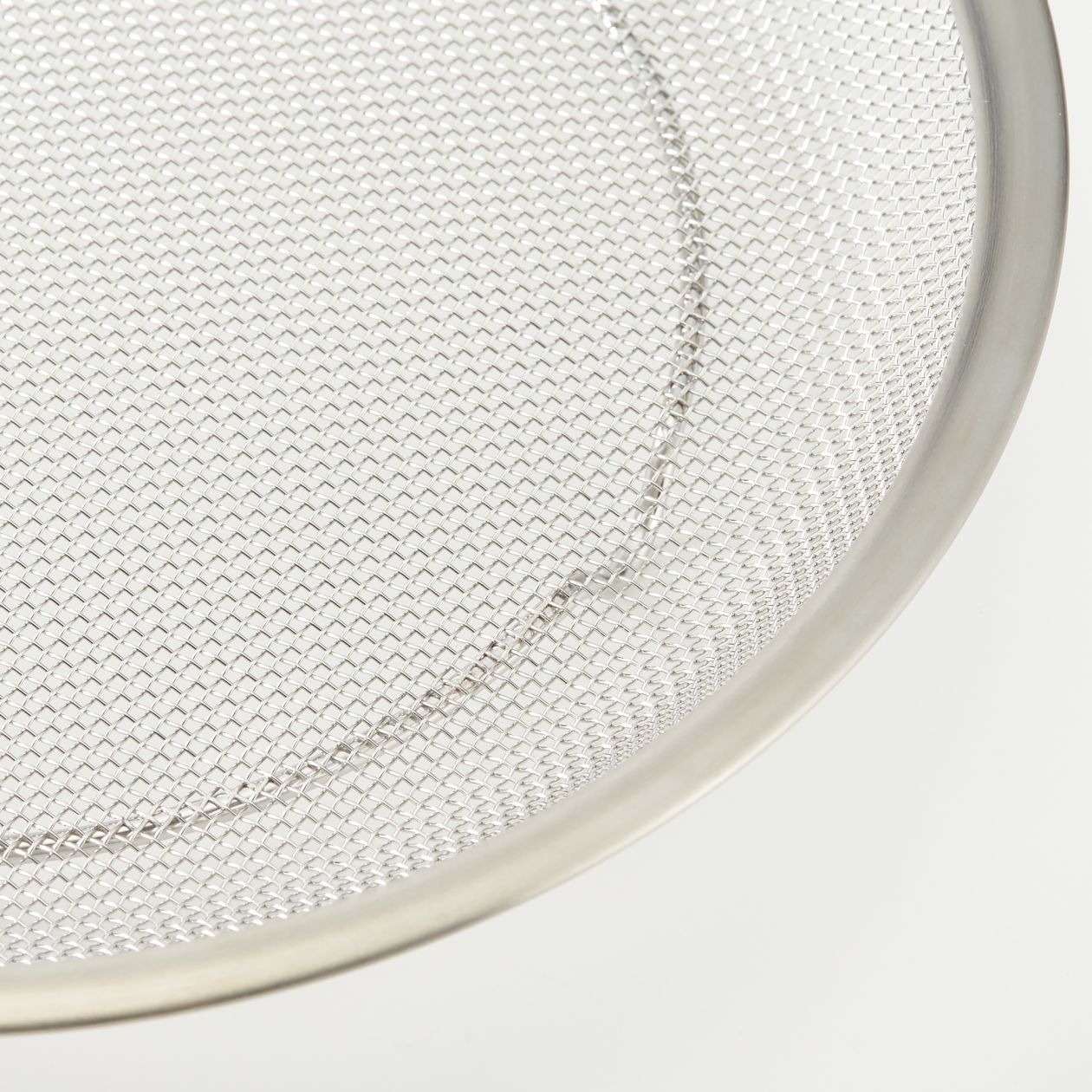 Stainless Steel Flat Mesh Strainer Large