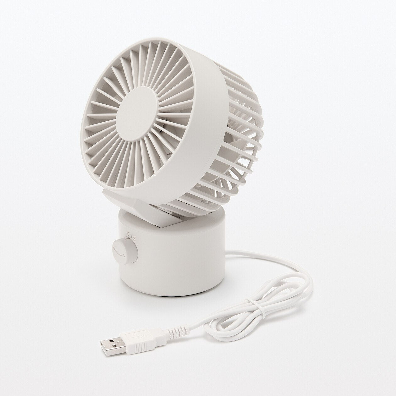USB Oscillating Desk Fan
