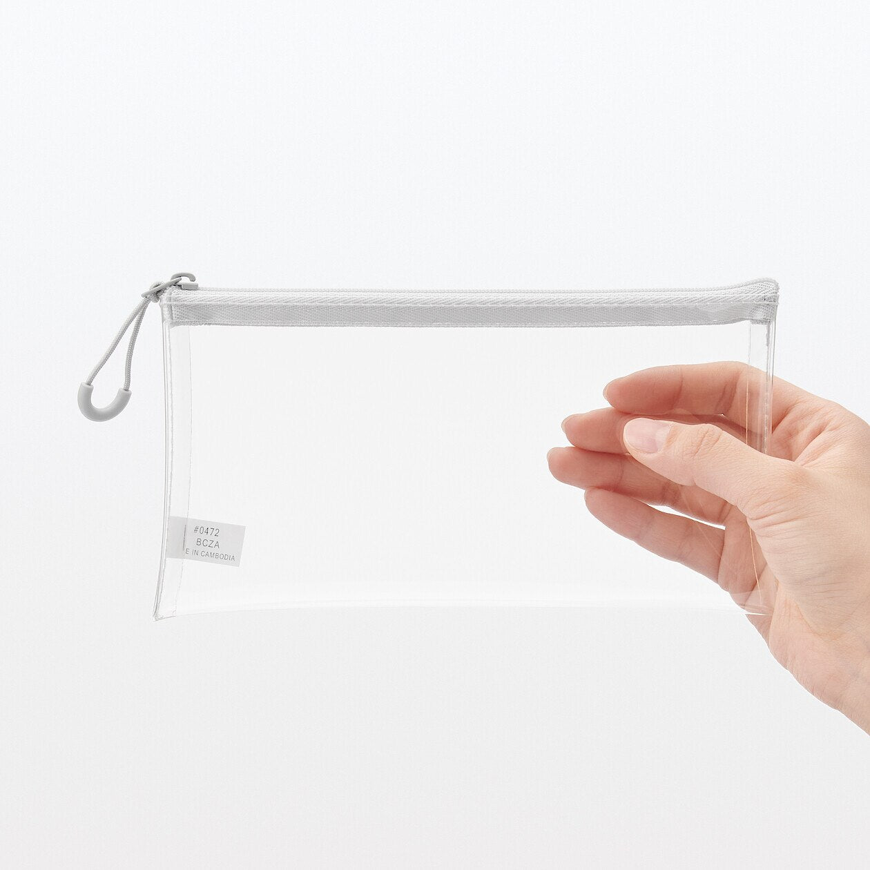 Transparent TPU pouch 10x19.5cm