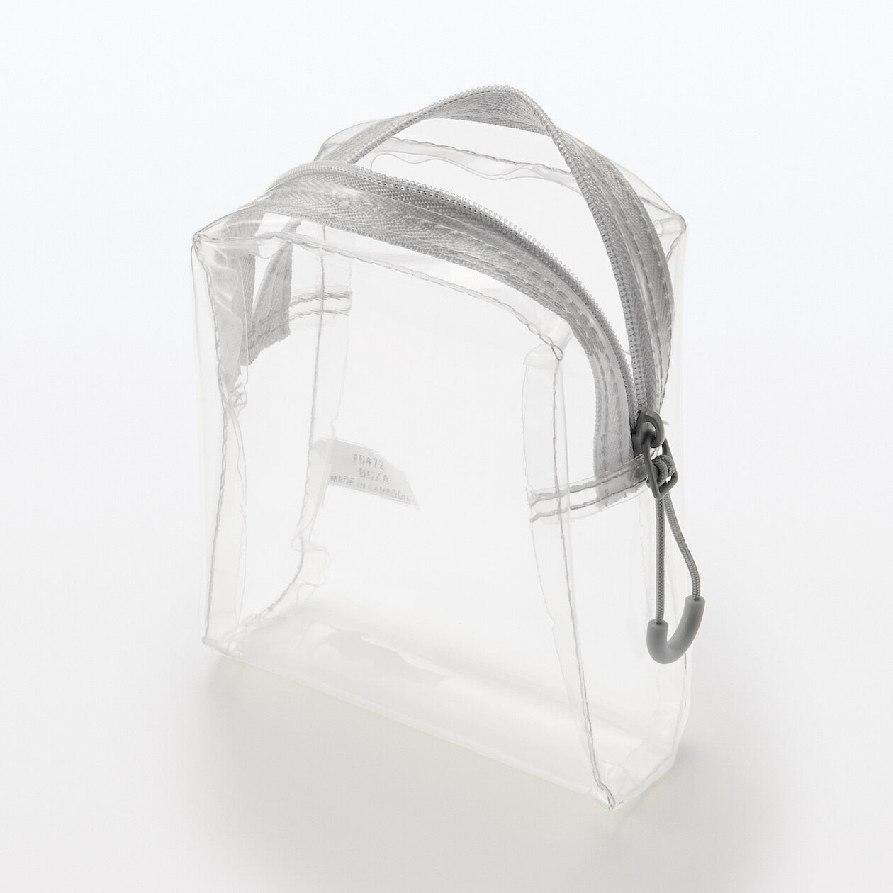 Transparent TPU Pouch with Gusset 12x10cm