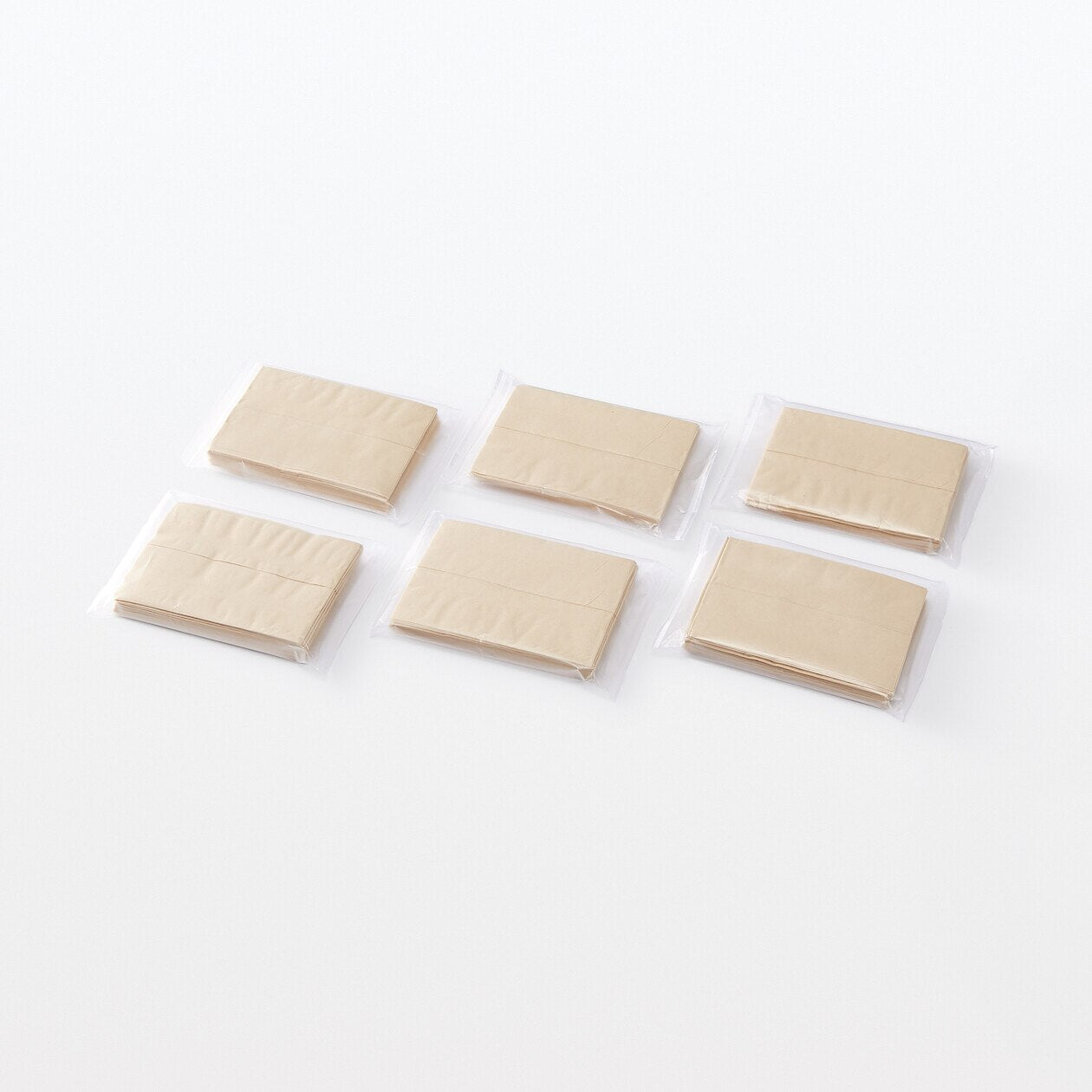 UNBLEACHED POCKET TISSUE 6PK