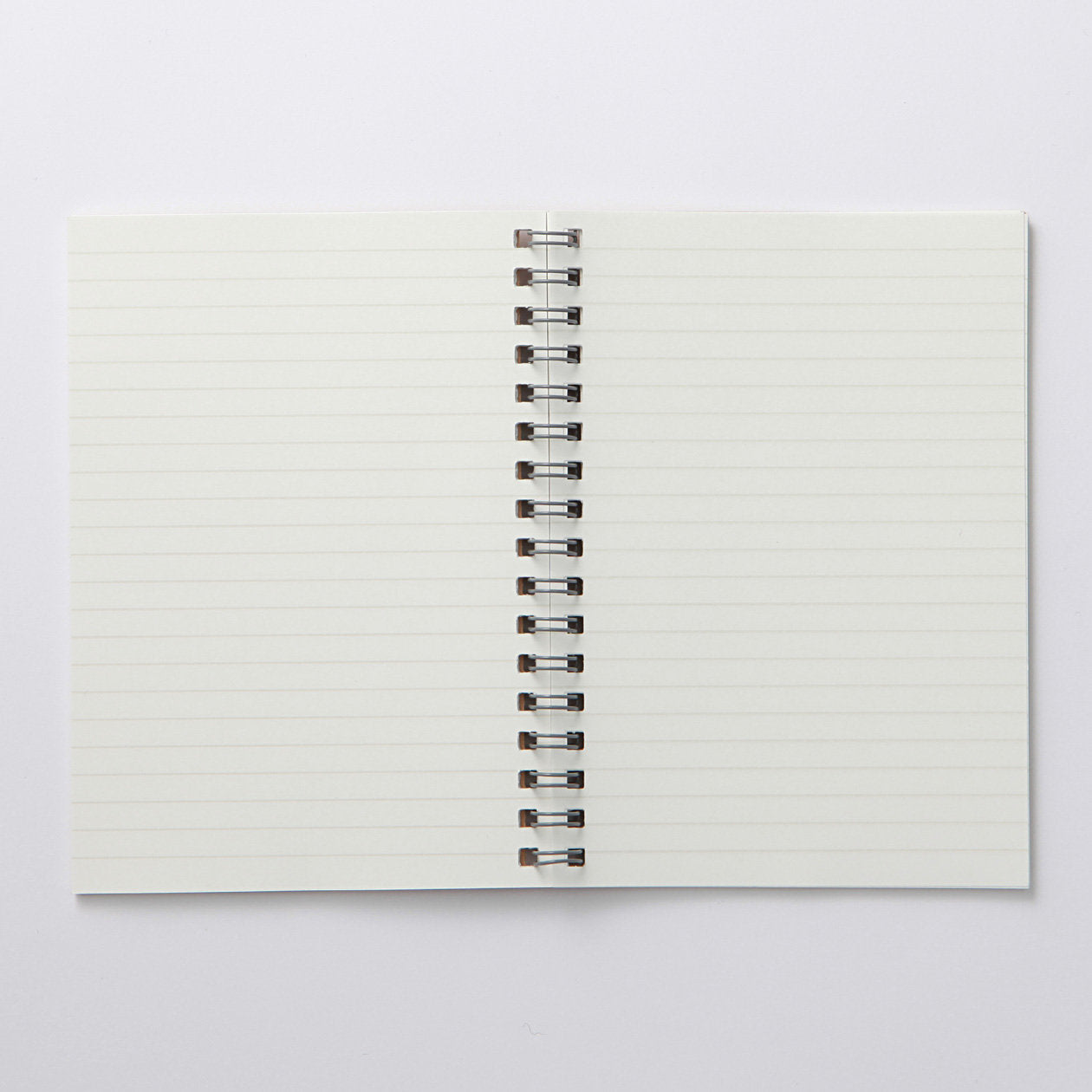 Double ring notebook A6, 48 sheets, ruled line, beige