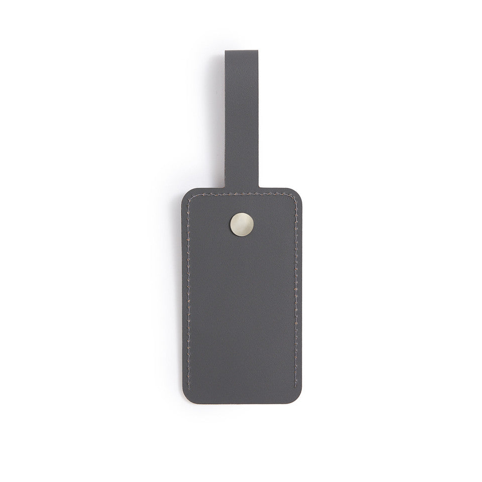 Recycled Leather Luggage Tag