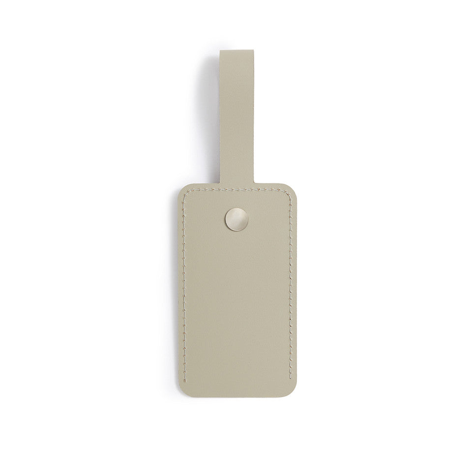 Recycled Leather Luggage Tag