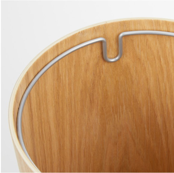 DUST BIN WITH WIRE FRAME ROUND