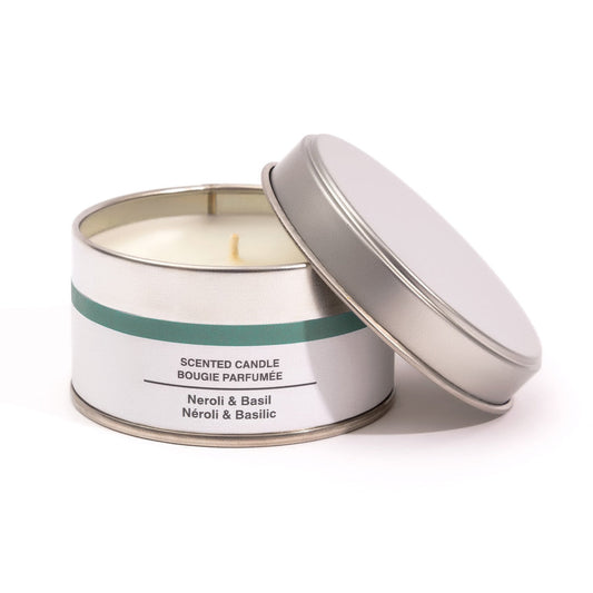 Tin Candle Neroli and Basil