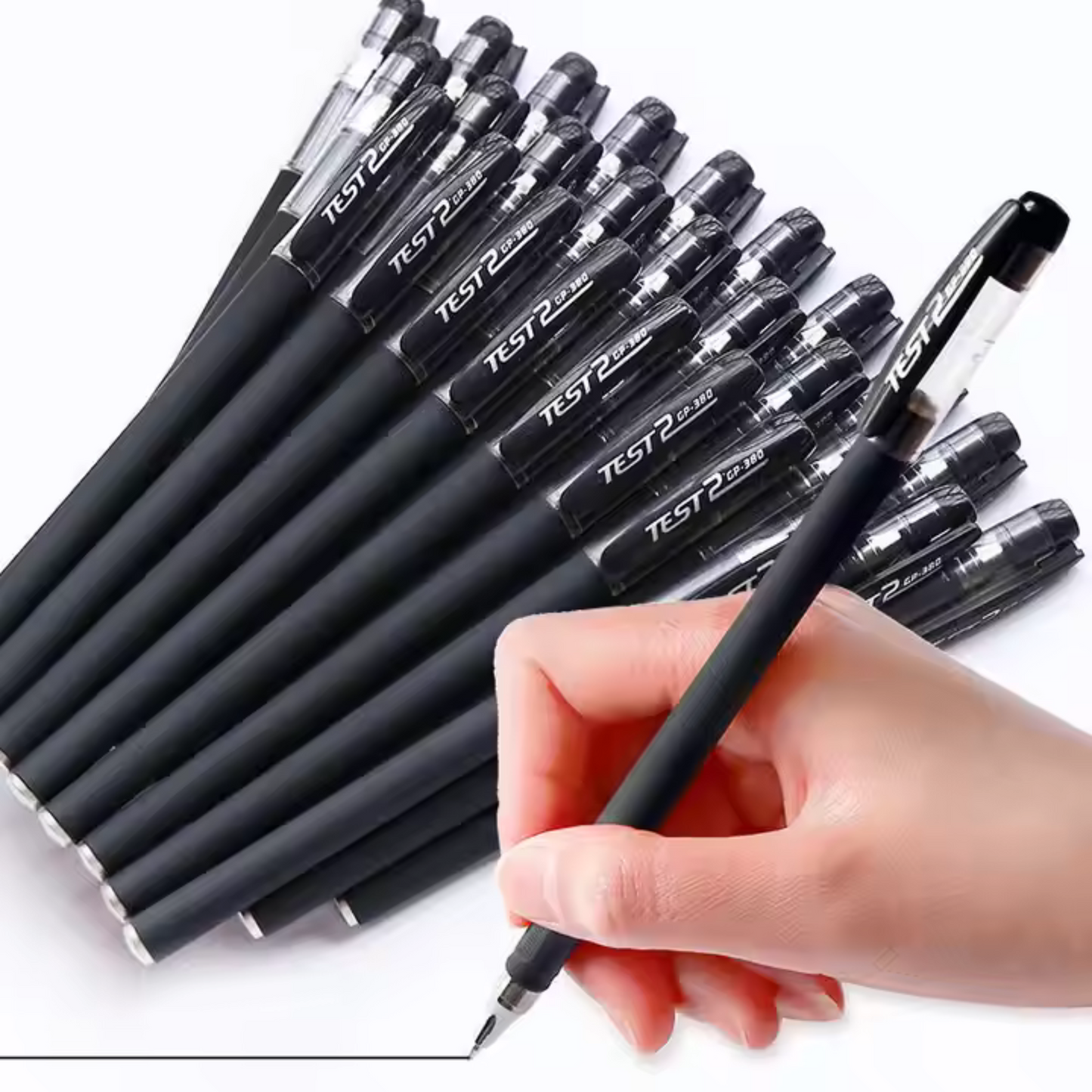 10 Pcs/Set Black Neutral Gel Pens