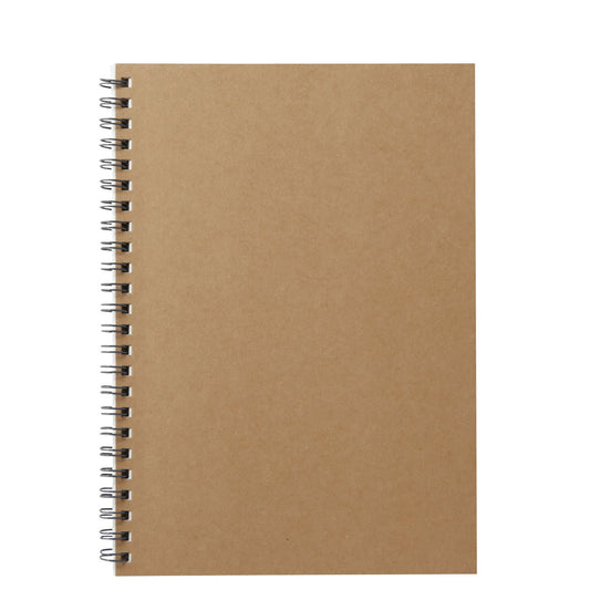 Planting Tree Paper Double Ring Notebook A5 Beige