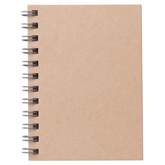 Planting Tree Paper Double Ring Notebook A7 Beige