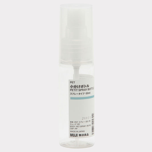 Clear Spray Top Bottle - 50ml
