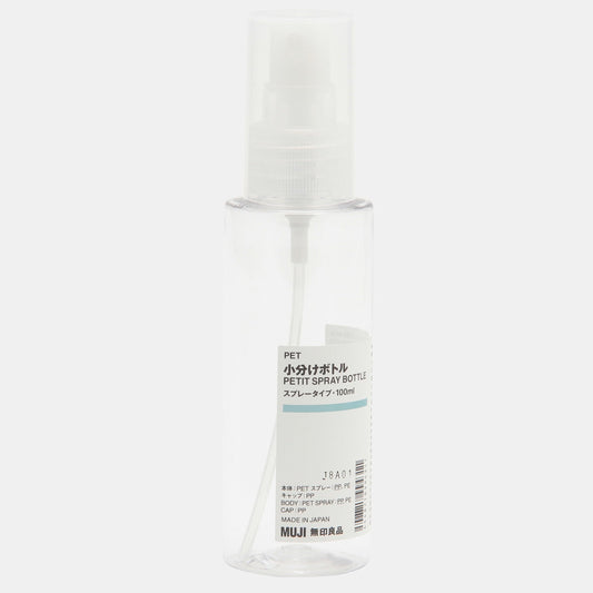 Clear Spray Top Bottle - 100ml