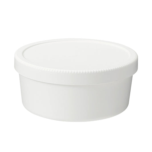 PP LUNCH BOX SCREW CAP WHITE 290ML