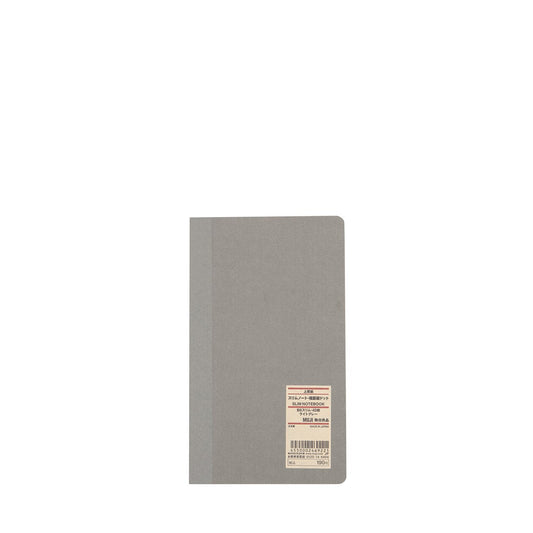 High Quality Paper Slim Notebook B6 Light Grey 40 Sheets