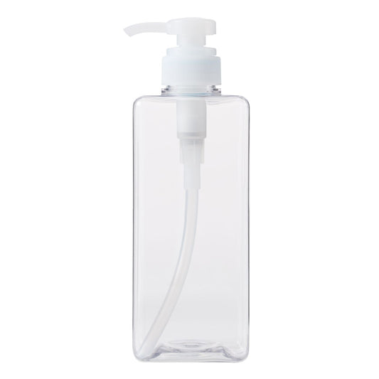 PET Pump Bottle - 600ml Clear