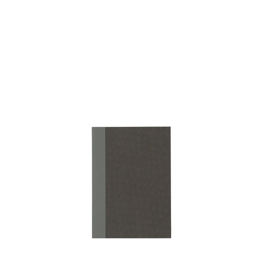Recycled Paper Notebook A6, Dark Gray - GRID