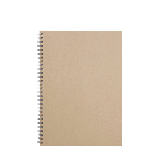 B5 Double Ring N/B Plain Beige