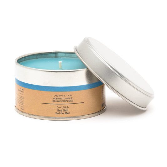 TIN CANDLE SEA SALT