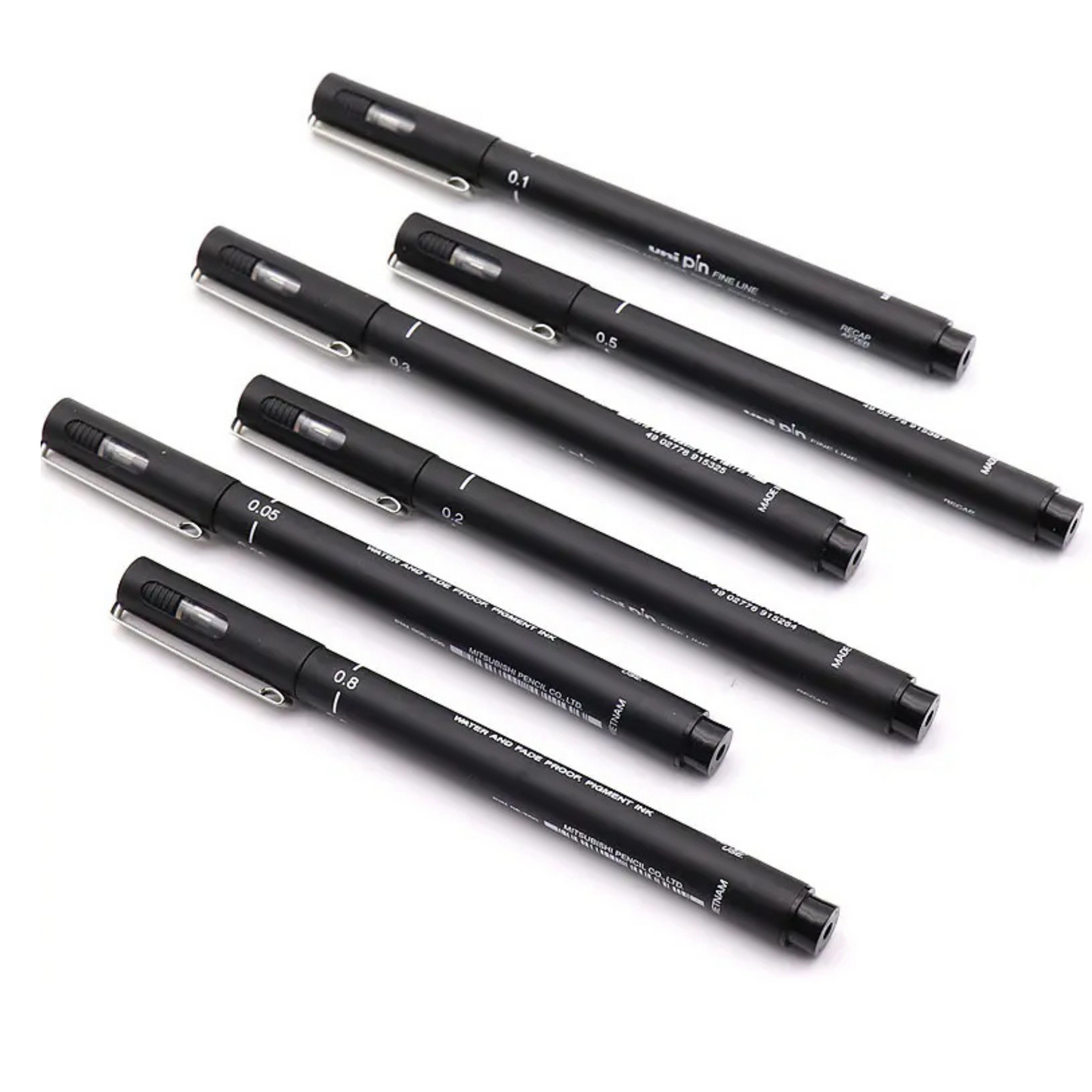 12 PCS Uni Pin Drawing Pen Set