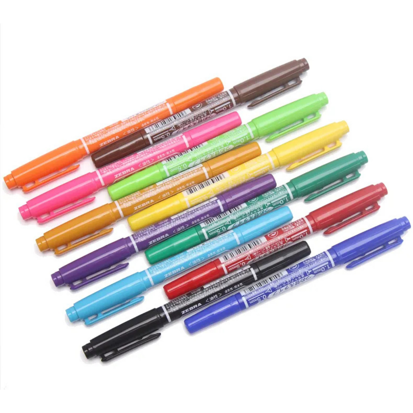 12-Color Acrylic Graffiti Paint Marker Pen Set – Water-Based DIY Markers