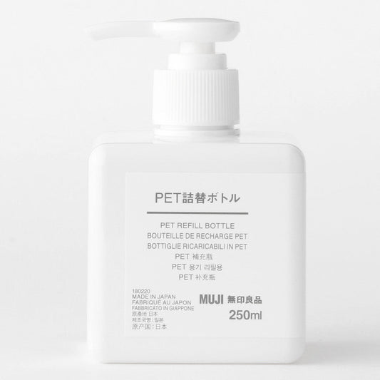 PET Pump Bottle 250ml